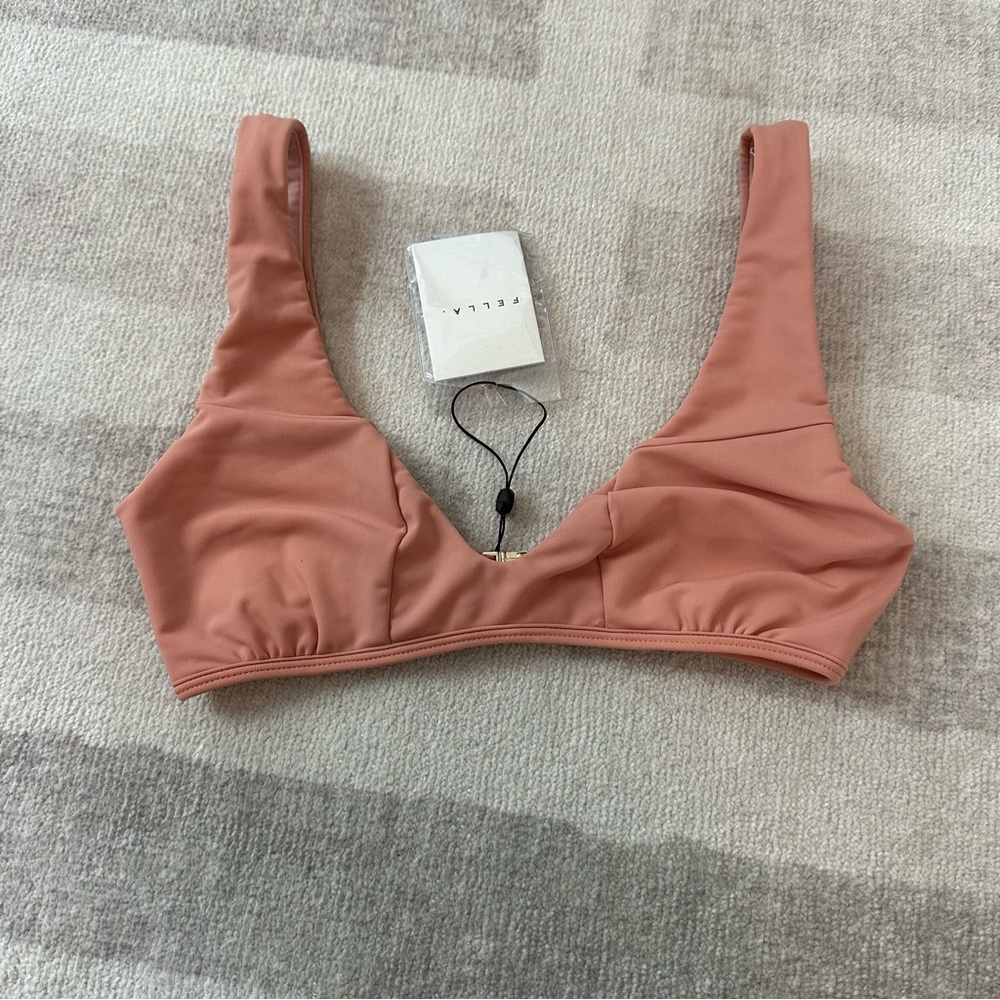 FELLA Women’s Spike Bikini Top Angora NWT (Size S)